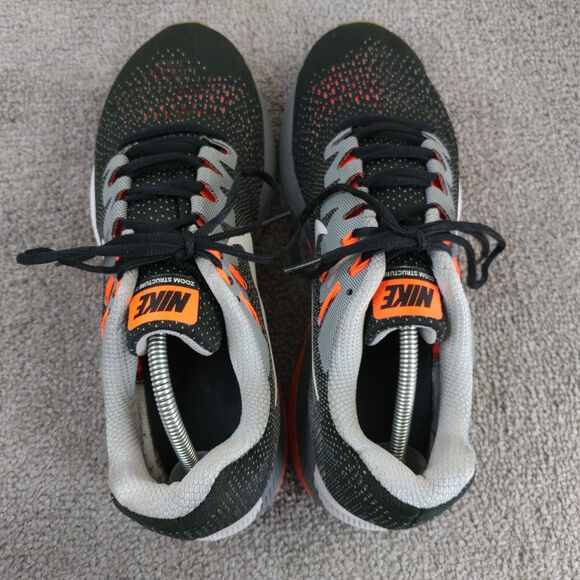 Nike Air Zoom Structure 20 Mens Size 13 Running Shoes Black Gray Sneakers - Picture 5 of 10